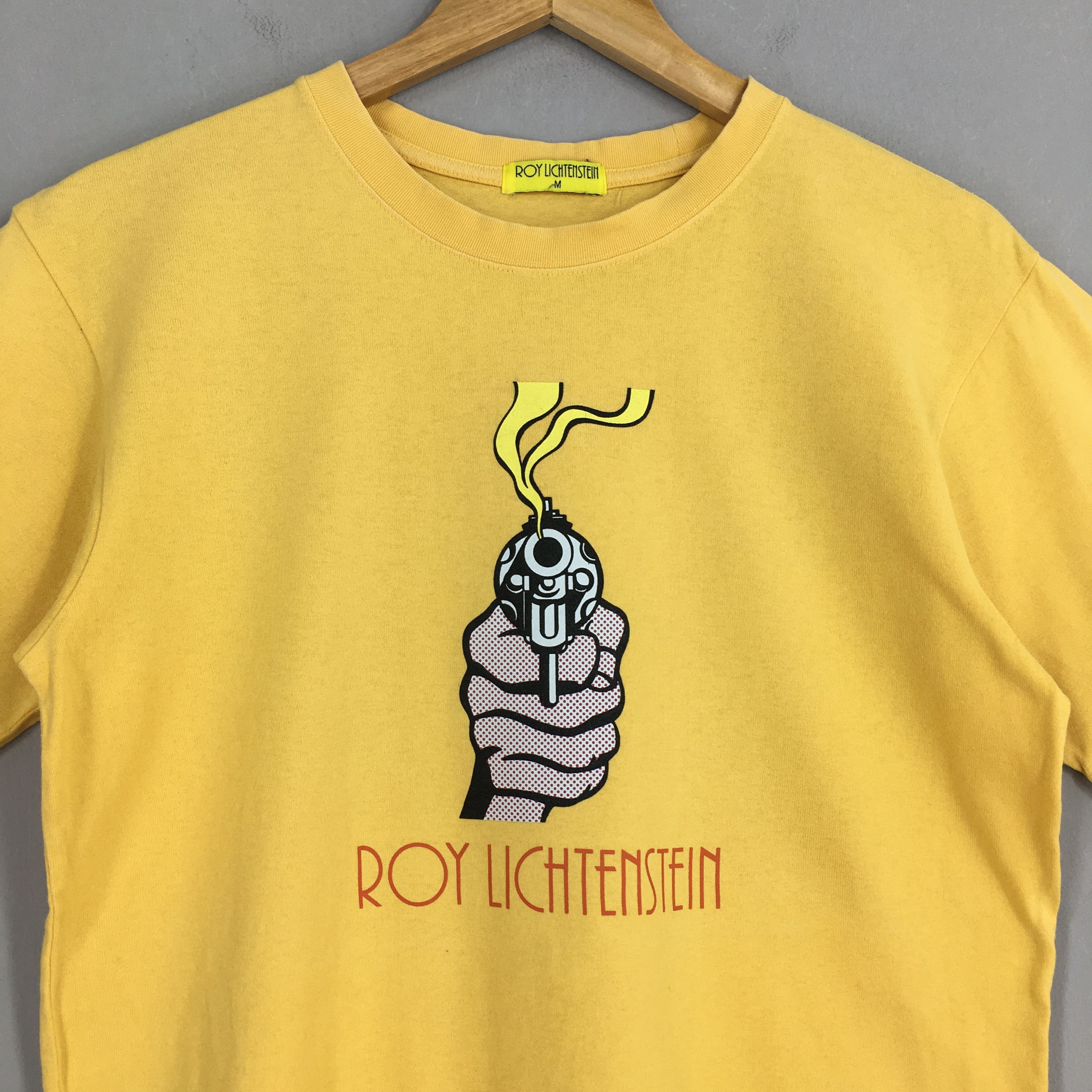 Other Vintage Roy Lichtenstein Gun In America Art T shirt Medium Size US M / EU 48-50 / 2 - 2 Thumbnail