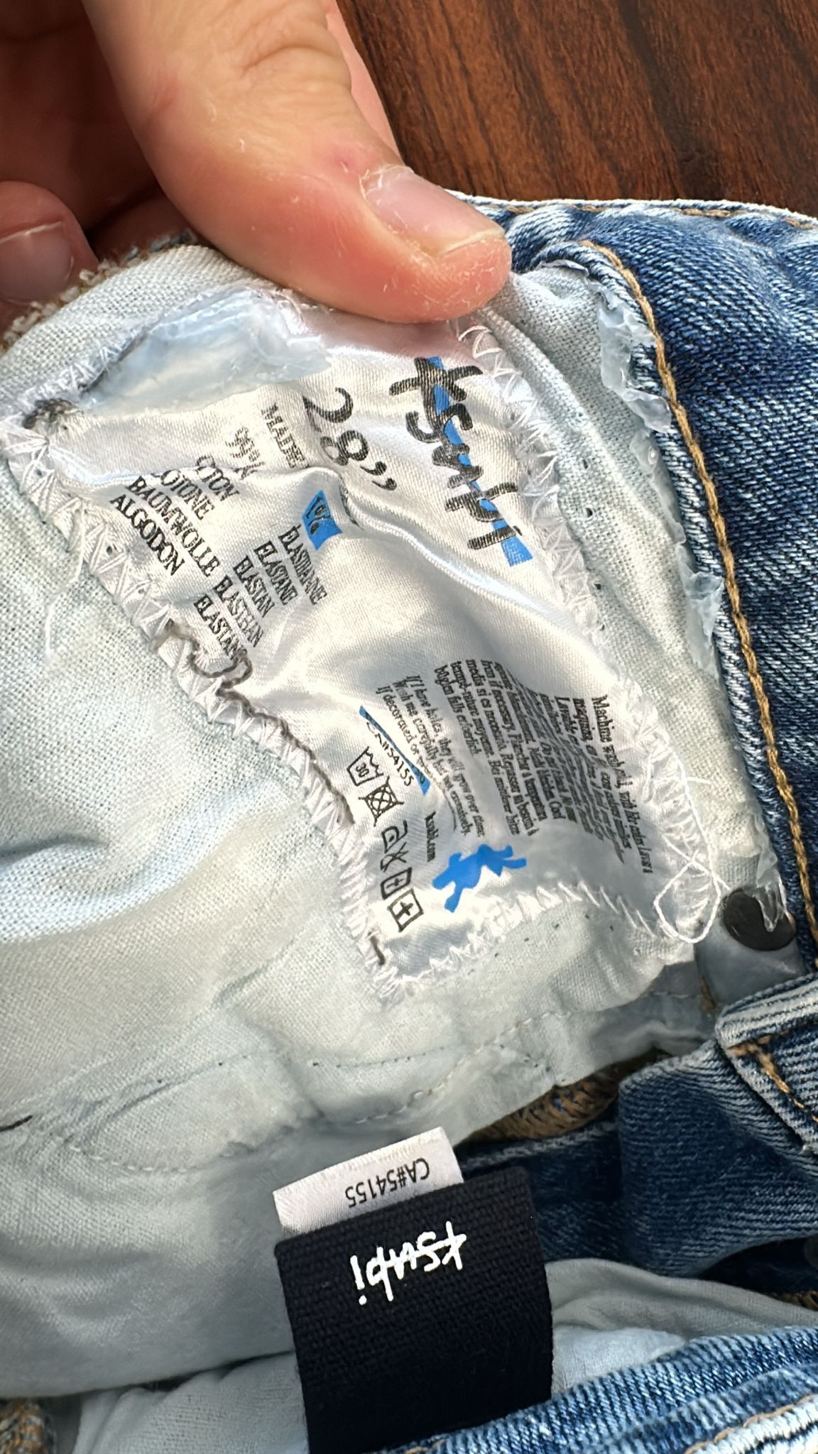 Ksubi Ksubi Get Home Safe Jean Blue Size 28 Size US 28 / EU 44 - 7 Thumbnail