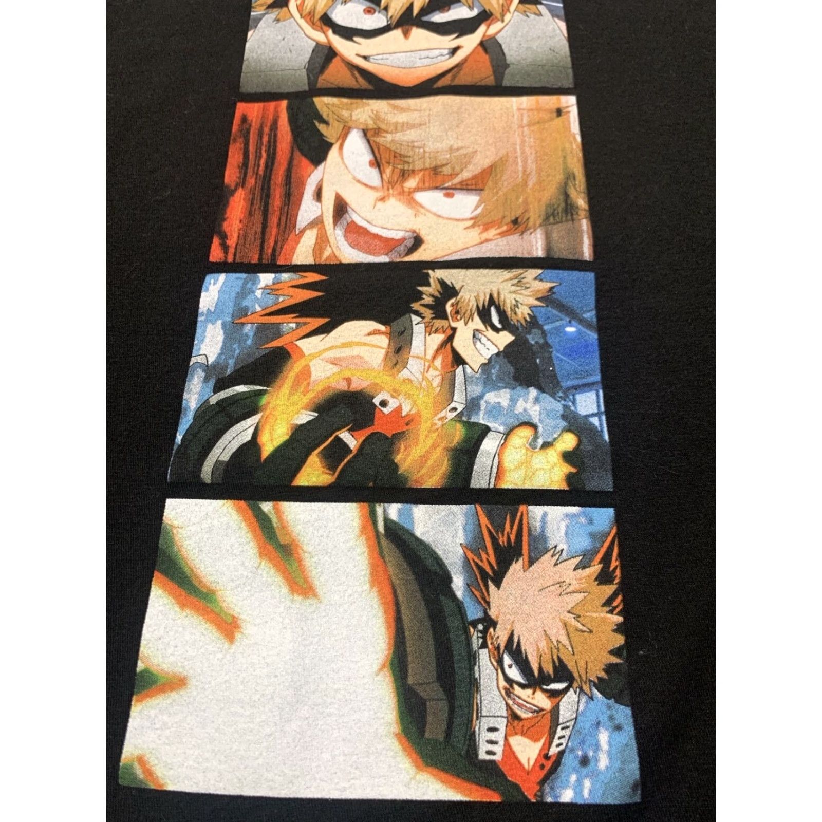 Vintage Funimation My Hero Academia Katsuki Bakugo Shirt 2XL Black Graphic Tee Anime Mens Size US XXL / EU 58 / 5 - 4 Thumbnail