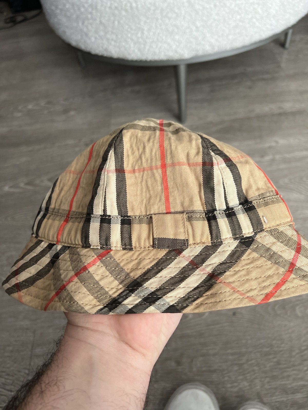 image of Burberrys 70's Bucket Hat in Beige, Men's