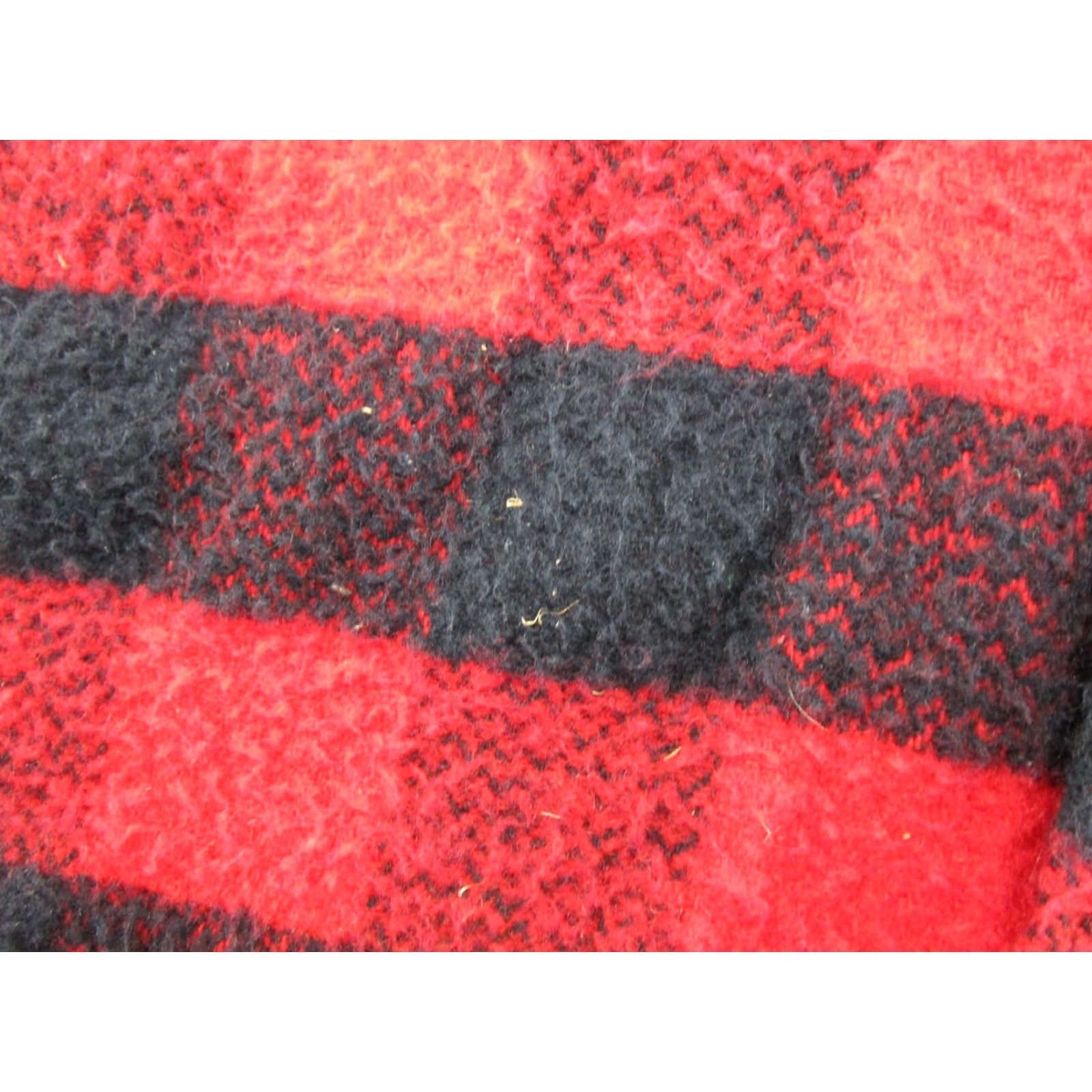Vintage VINTAGE Melton Flannel Mens M Buffalo Wool Plaid Button Up Camp Shirt USA MADE Size US M / EU 48-50 / 2 - 4 Thumbnail