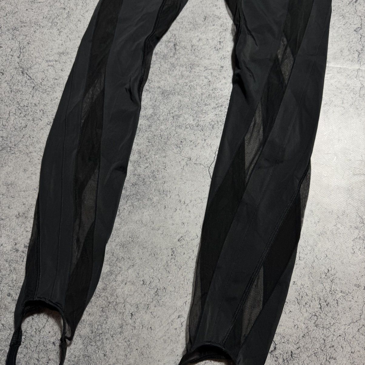 H&M × Mugler Rare Mugler H&M Mesh Panel Stirrup Leggings Size 27" / US 4 / IT 40 - 3 Thumbnail