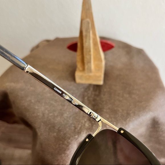 Chloe CHLOE Jayme Cut Out Round Rimmed Metal Sunglasses Size ONE SIZE - 7 Thumbnail