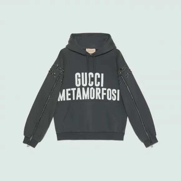 Gucci o1mt1gz0625 Cotton 'Gucci Metamorfosi' Sweatshirt Size US L / EU 52-54 / 3 - 1 Preview