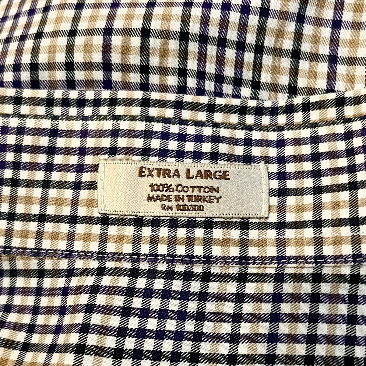 Peter Millar Peter Millar XL Button-Down Shirt Purple Tan Black Plaid Size US XL / EU 56 / 4 - 8 Thumbnail