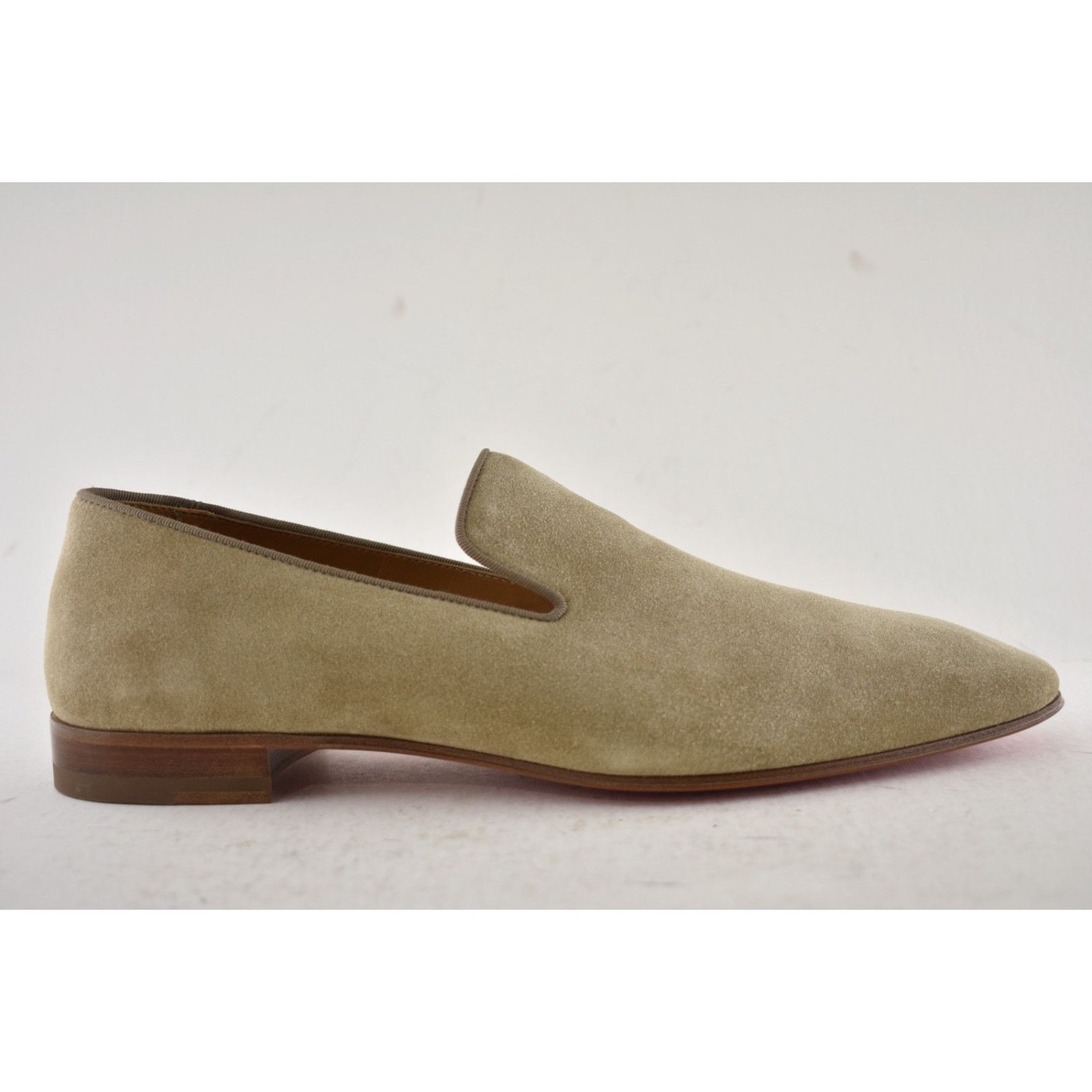 Christian Louboutin Mens Dandelion Flat Champignon Beige Dress Loafer 43.5 10.5 Size US 10.5 / EU 43-44 - 2 Thumbnail
