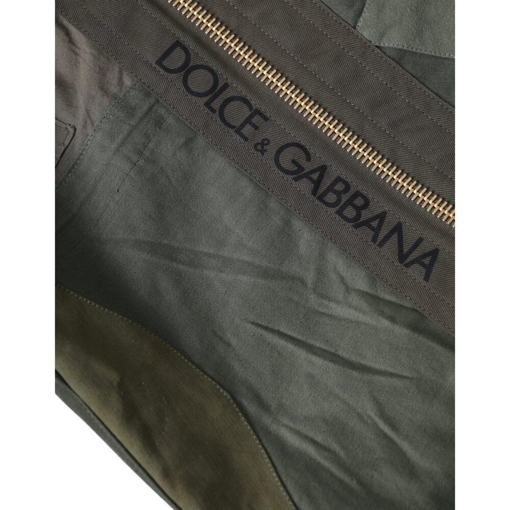 Dolce & Gabbana Dolce & Gabbana Military Green Patchwork Rucksack Backpack B Size ONE SIZE - 7 Thumbnail