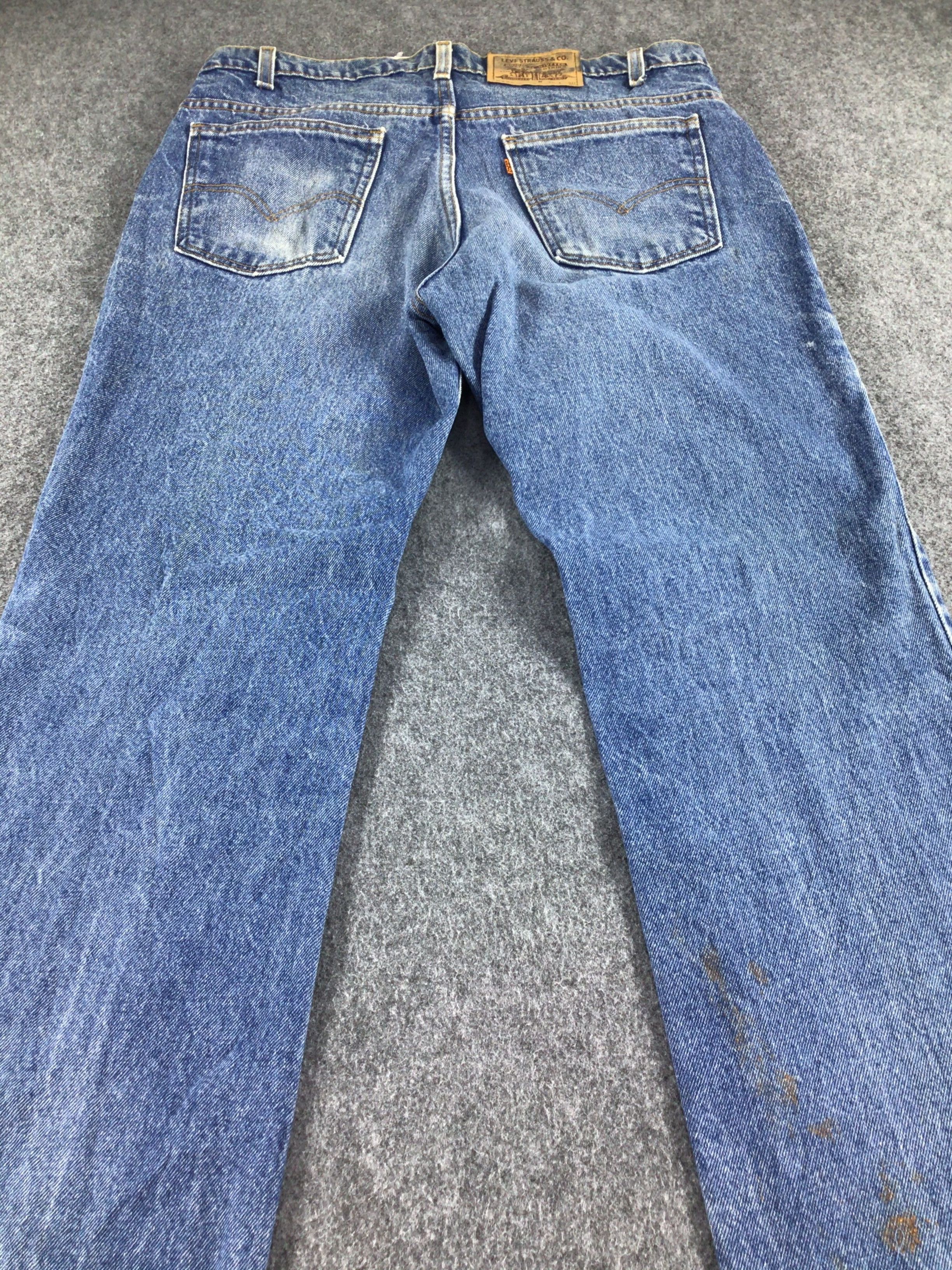 Levi's Vintage Levis 517 Orange Tab Jeans-J362 Size US 36 / EU 52 - 4 Thumbnail