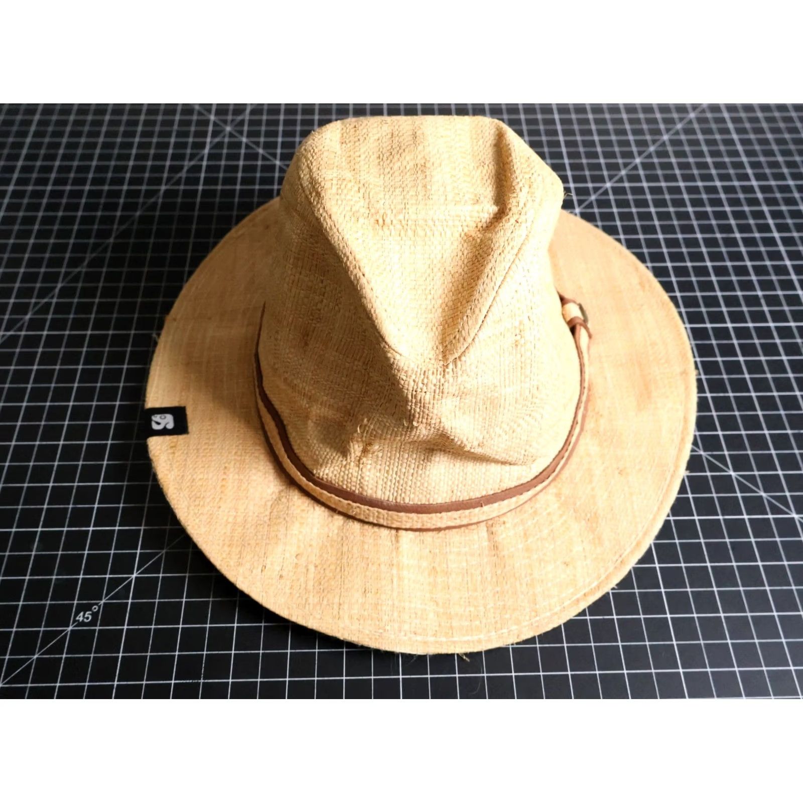 Vintage VINTAGE Scala Panama Hat Men Medium Beige Straw Packable Handmade Retro VTG Hat Size ONE SIZE - 4 Thumbnail