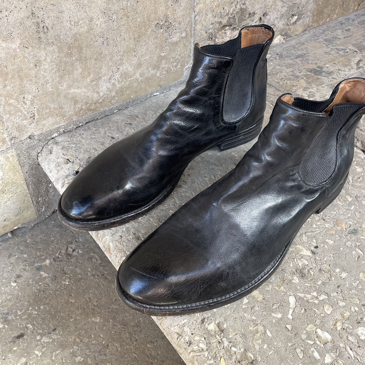 Officine Creative Officine Creative Anatomia 083 Black Leather Chelsea Boots Size US 11 / EU 44 - 6 Thumbnail