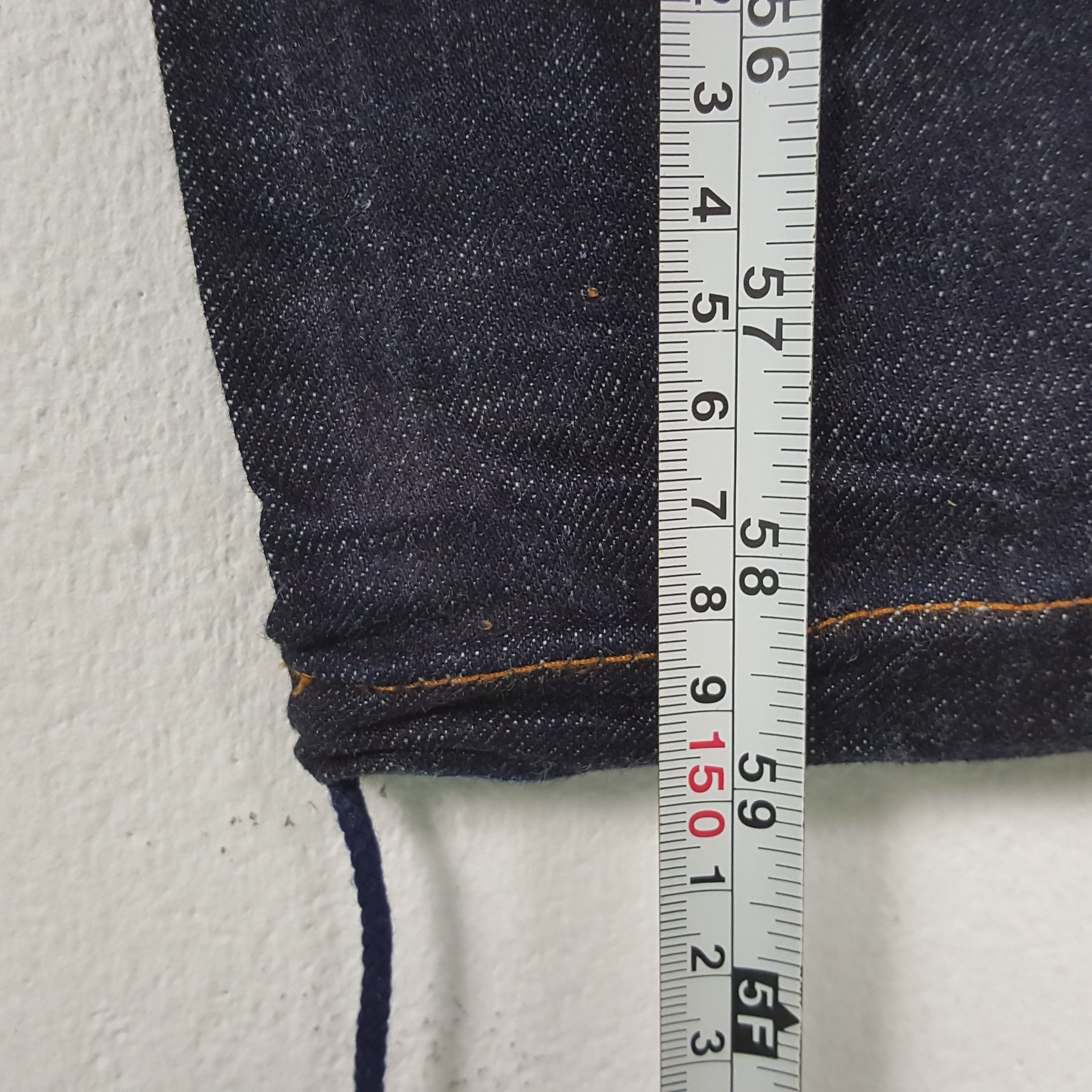Vintage Vintage X-GIRL Japanese Fashion Brand Overall Denim Jeans Size 35" - 8 Thumbnail