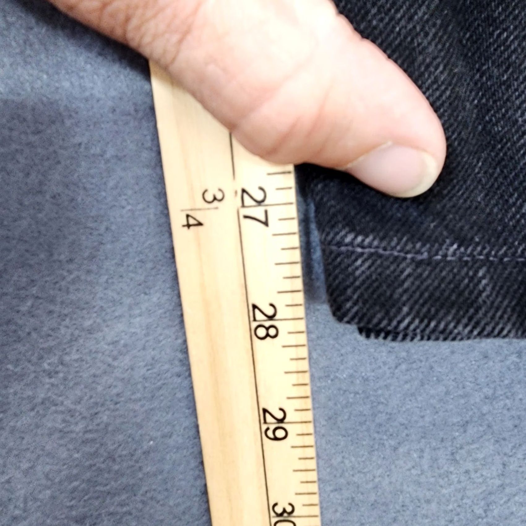 Vintage LL Bean Jeans 32x28 Black Classic Straight Mens Regular Cotton Zip Inseam 28s 32x28 Chores Workwear Outdoor Casual Size US 32 / EU 48 - 6 Thumbnail