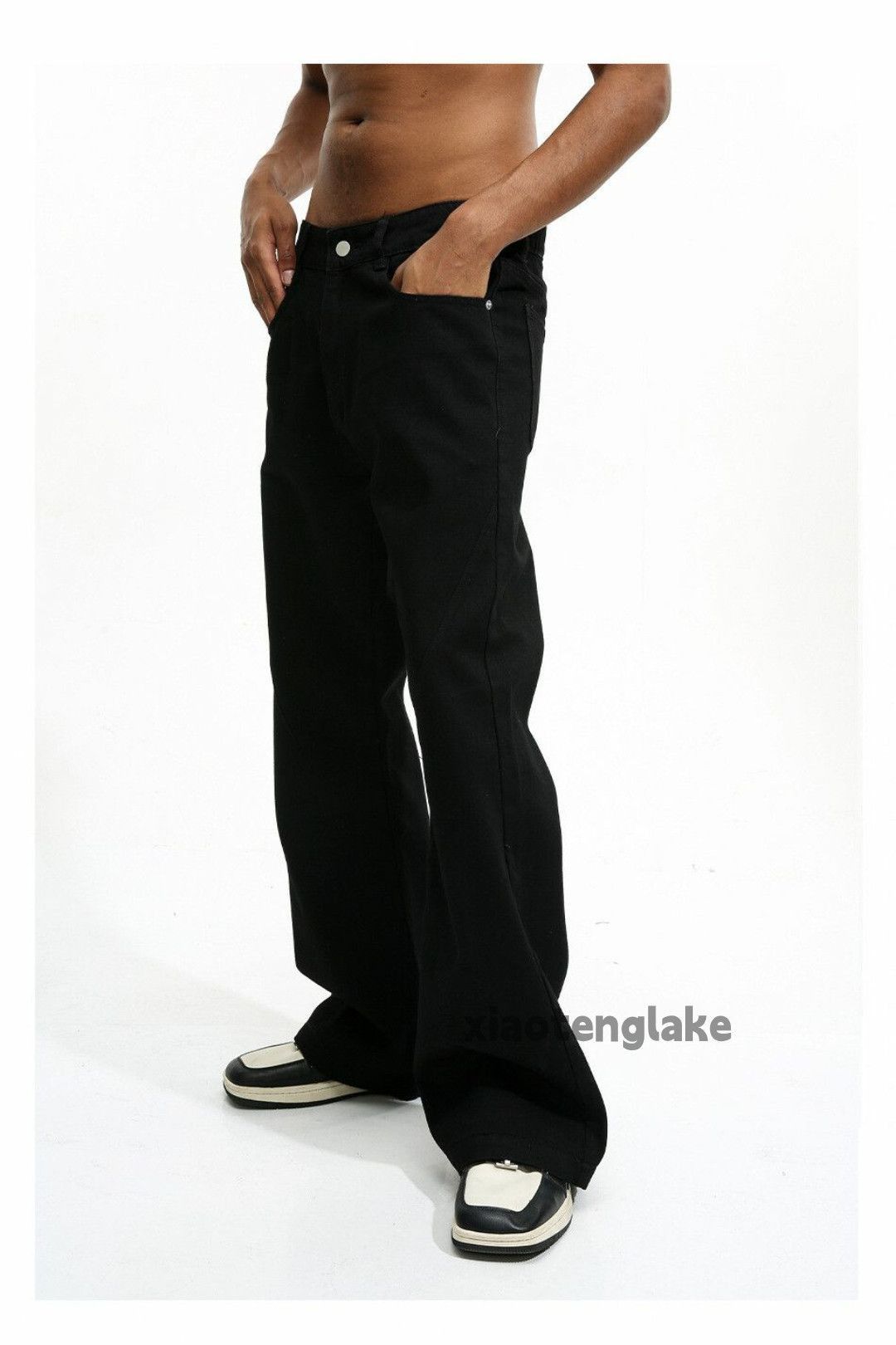 Jean xz vintage loose baggy hiphop yuppie flared jeans Size US 28 / EU 44 - 5 Thumbnail