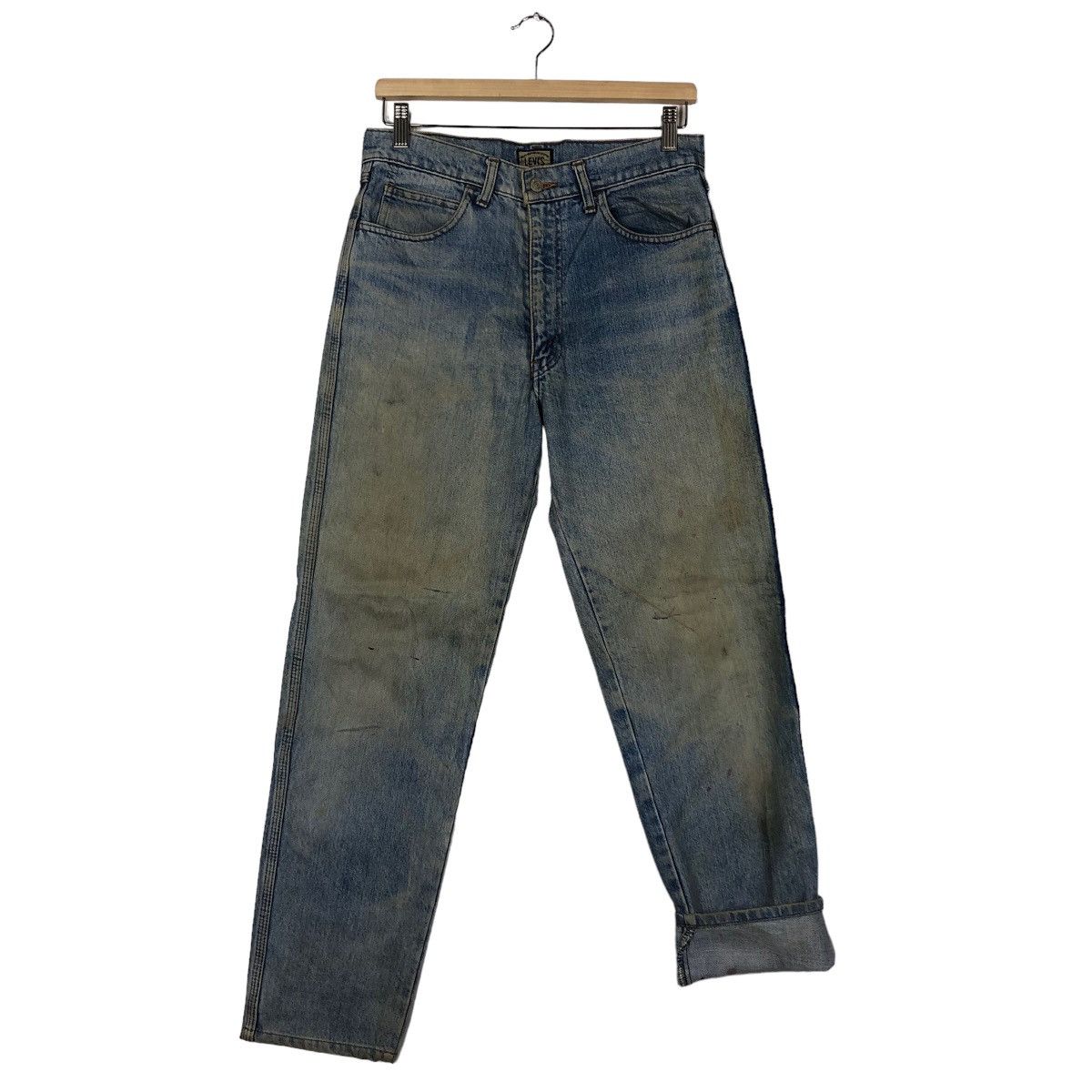 Levi's 🔥80’s Vintage Levi’s 636 Distressed Denim Jeans Size US 30 / EU 46 - 10 Thumbnail