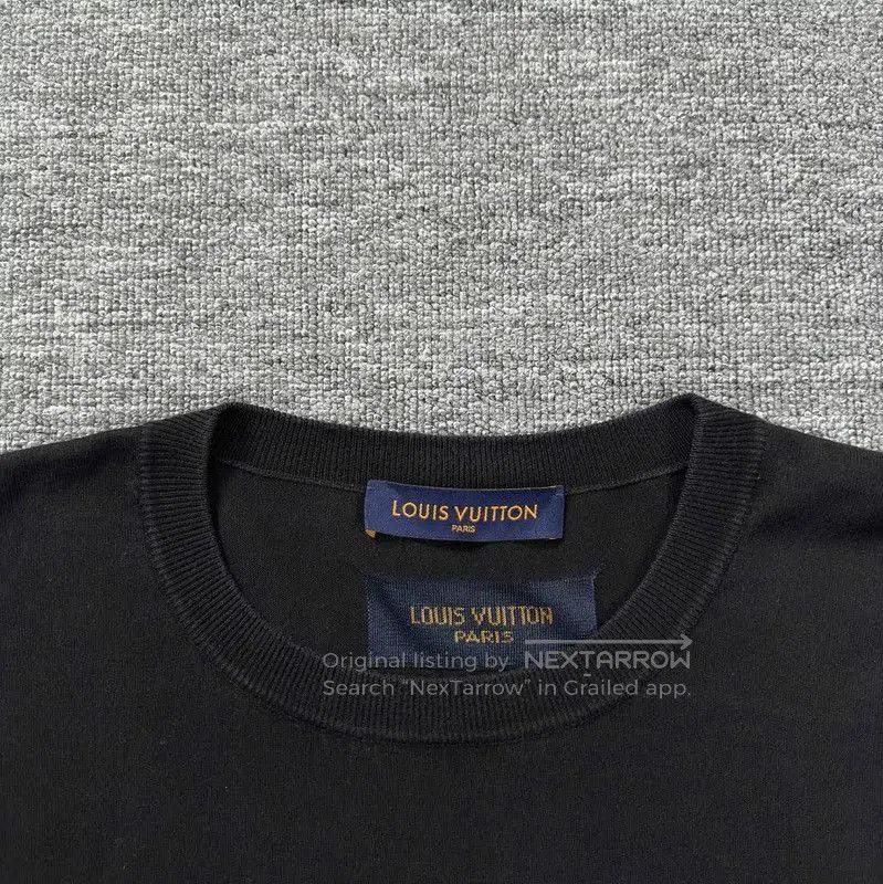 Louis Vuitton Louis Vuitton Men's Black Cotton T-Shirt . Size US XL / EU 56 / 4 - 3 Thumbnail