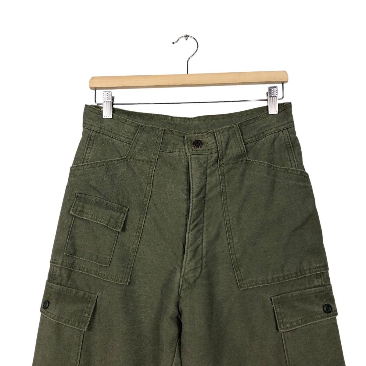 Japanese Brand 📌Vintage Chore Biker Pants Military Sunrocky Size US 30 / EU 46 - 4 Thumbnail
