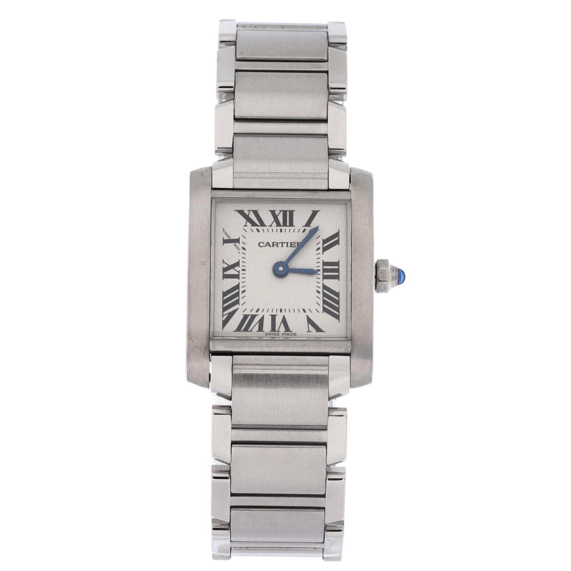 Cartier Tank francaise quartz watch stainless steel 20 Size ONE SIZE - 1 Thumbnail