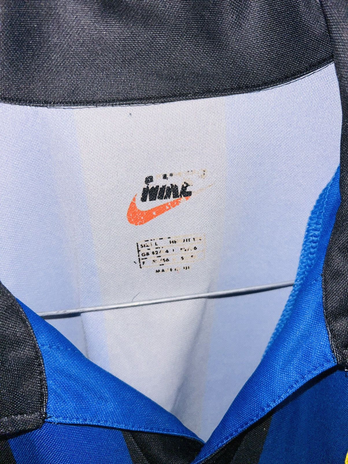 Nike Inter milan 1998/00 home jersey Size US L / EU 52-54 / 3 - 3 Thumbnail