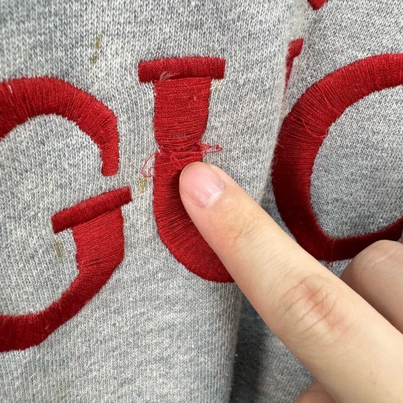 Gucci Gucci Embroidered tennis racket letter sweatshirt Size L / US 10 / IT 46 - 5 Thumbnail