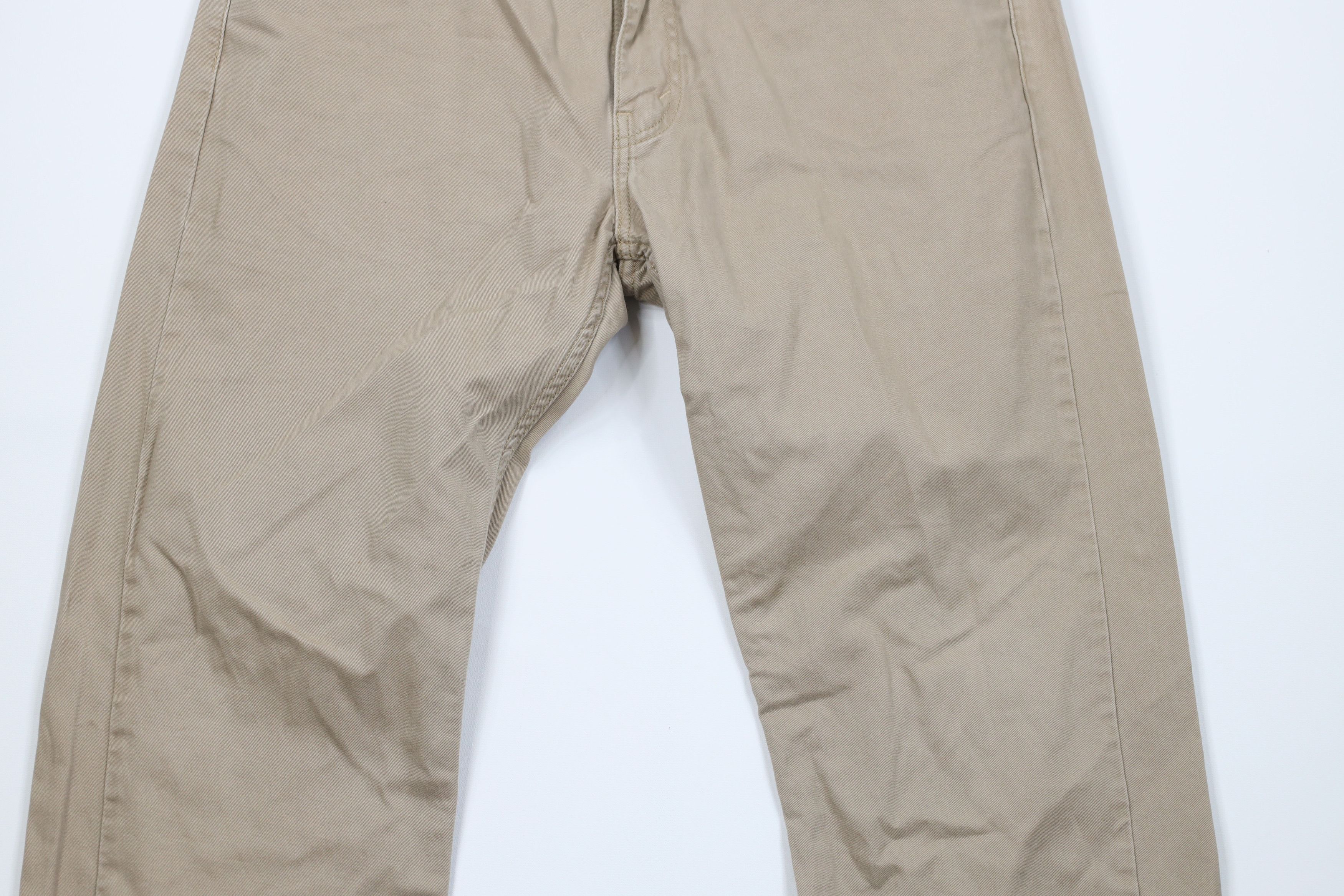 Levi's Vintage Y2K Levis 505 Fit Straight Leg Chino Pants Beige Size US 36 / EU 52 - 3 Thumbnail