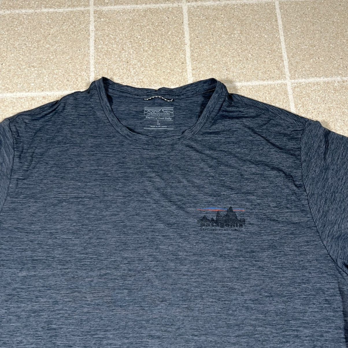 Patagonia Patagonia Shirt Large Capilene Cool Daily Logo Blue T Shirt Size US L / EU 52-54 / 3 - 2 Thumbnail