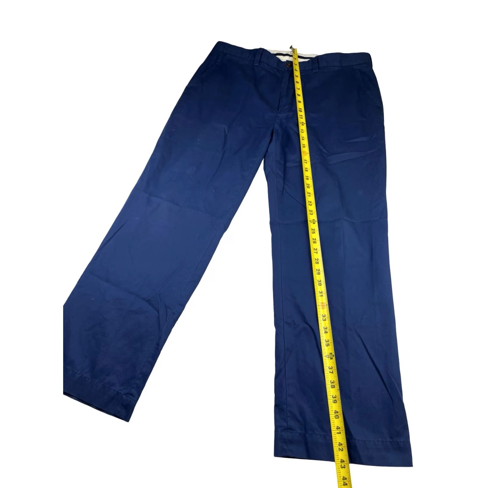 Polo Ralph Lauren VINTAGE Polo Ralph Lauren Men's Pants Blue 38x30 Chino Cotton Flat Front Size US M / EU 48-50 / 2 - 7 Thumbnail