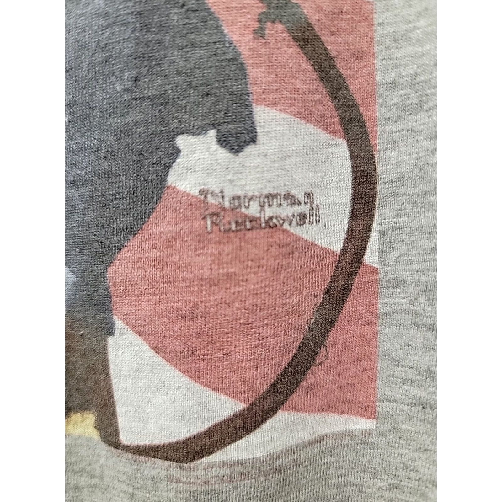 Lands' End VINTAGE Lands' End Men T-Shirt Grey Rosie The Riveter Graphic 2XL Crew Neck Short Sleeve USA USA 1949 Distressed Size US XXL / EU 58 / 5 - 3 Thumbnail