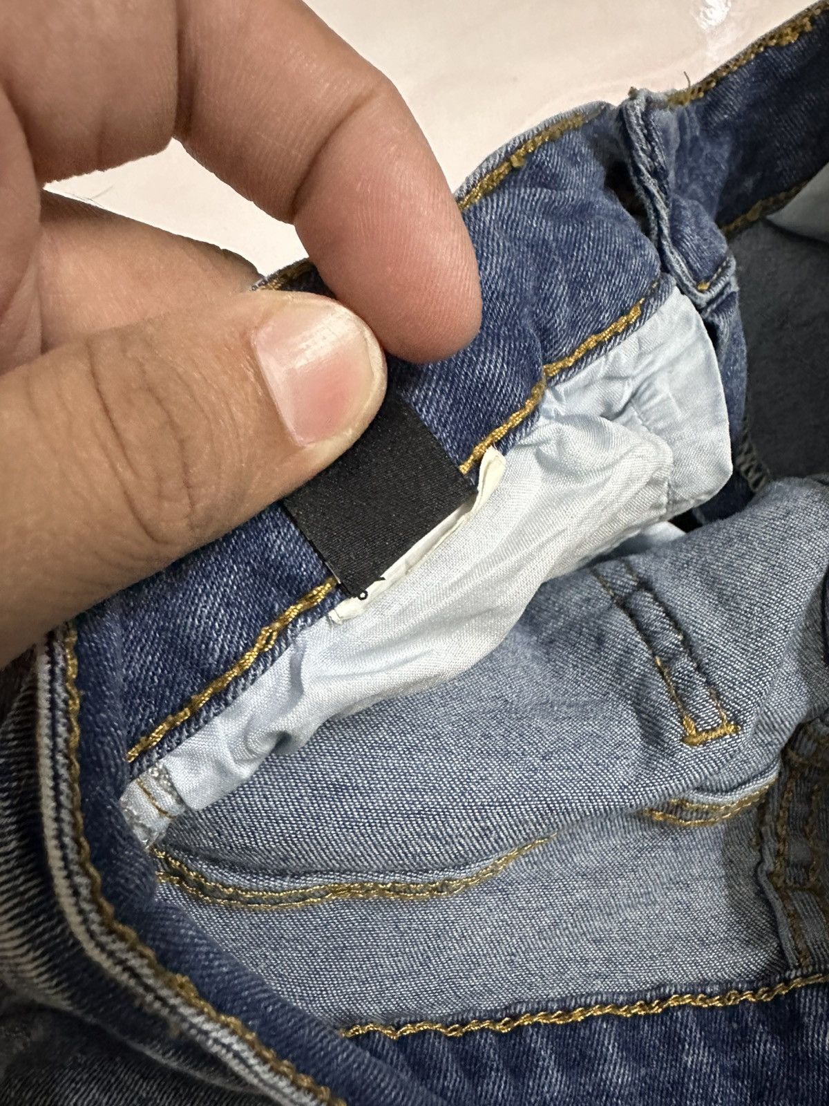 Tornado Mart 2000s Shein Flare Hagi Style Jeans Y2K Goa Lgb Avant Garde Size US 31 - 9 Thumbnail