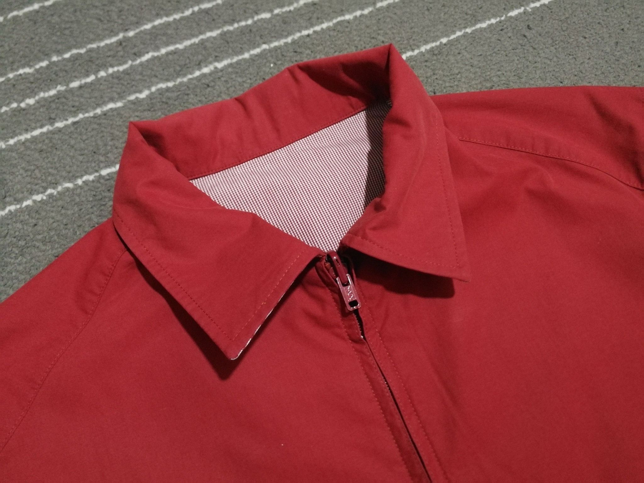 Japanese Brand × Uniqlo Vintage Uniqlo heringgton 2 way S meroon 1973 Size US XS / EU 42 / 0 - 9 Thumbnail