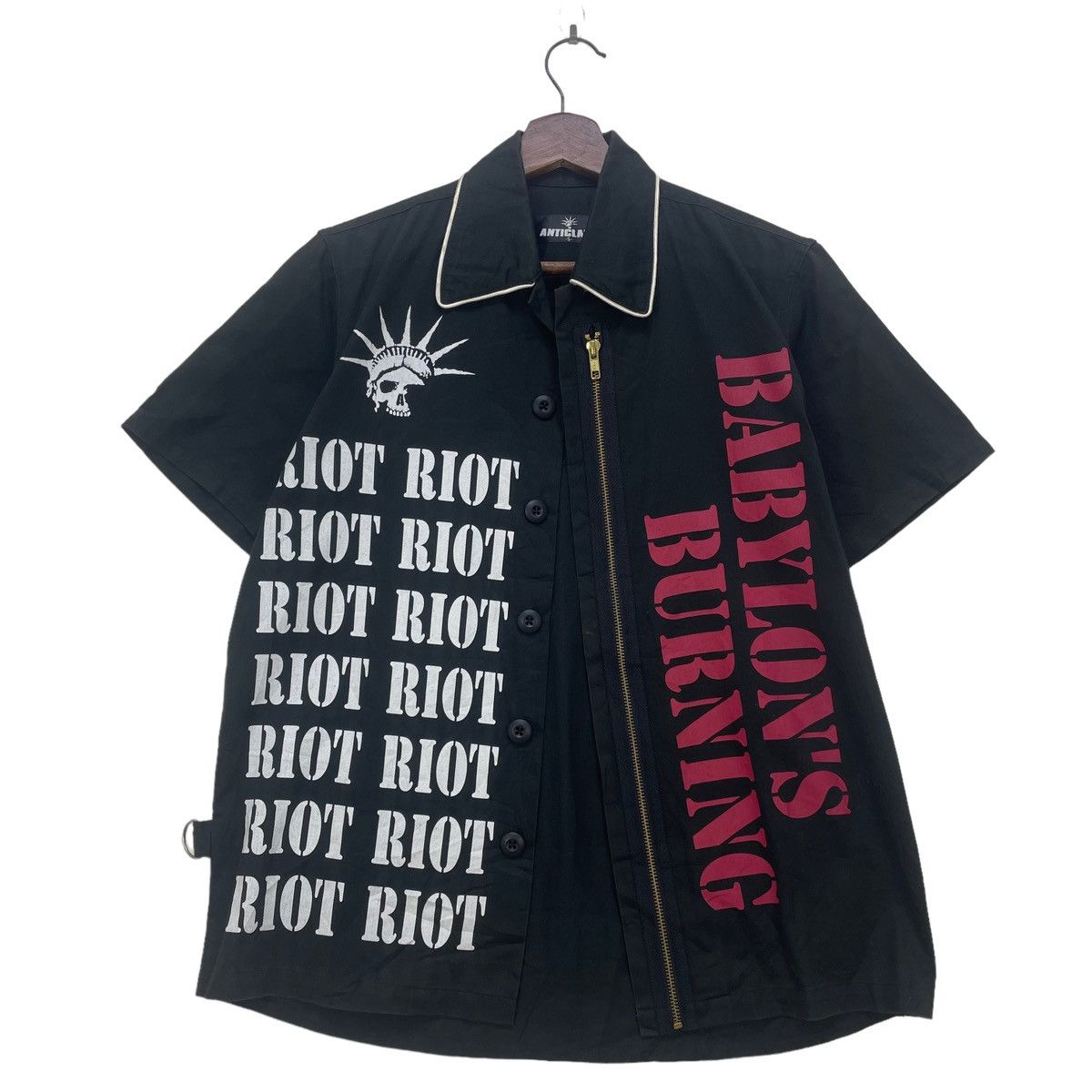 14th Addiction Japanese Brand Anticlass FullPrint Riot Babylons Burning Size US S / EU 44-46 / 1 - 3 Thumbnail