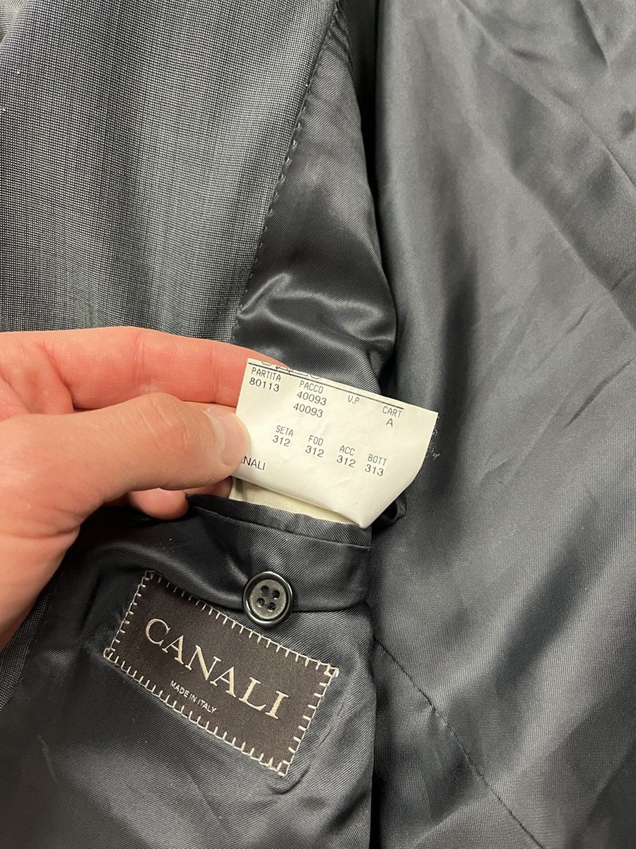 Canali Vintage Canali Wool Silk Suit Blazer Jacket And Pants Size 50R - 8 Thumbnail