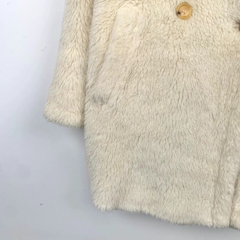 Max Mara Max Mara Beige Alpaca Teddy Coat Size S / US 4 / IT 40 - 4 Thumbnail