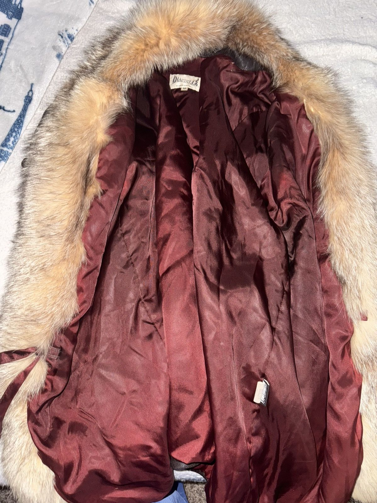 Designer × Japanese Brand × Vintage Damselle Lamb Leather Real Fox Fur Size US M / EU 48-50 / 2 - 4 Thumbnail