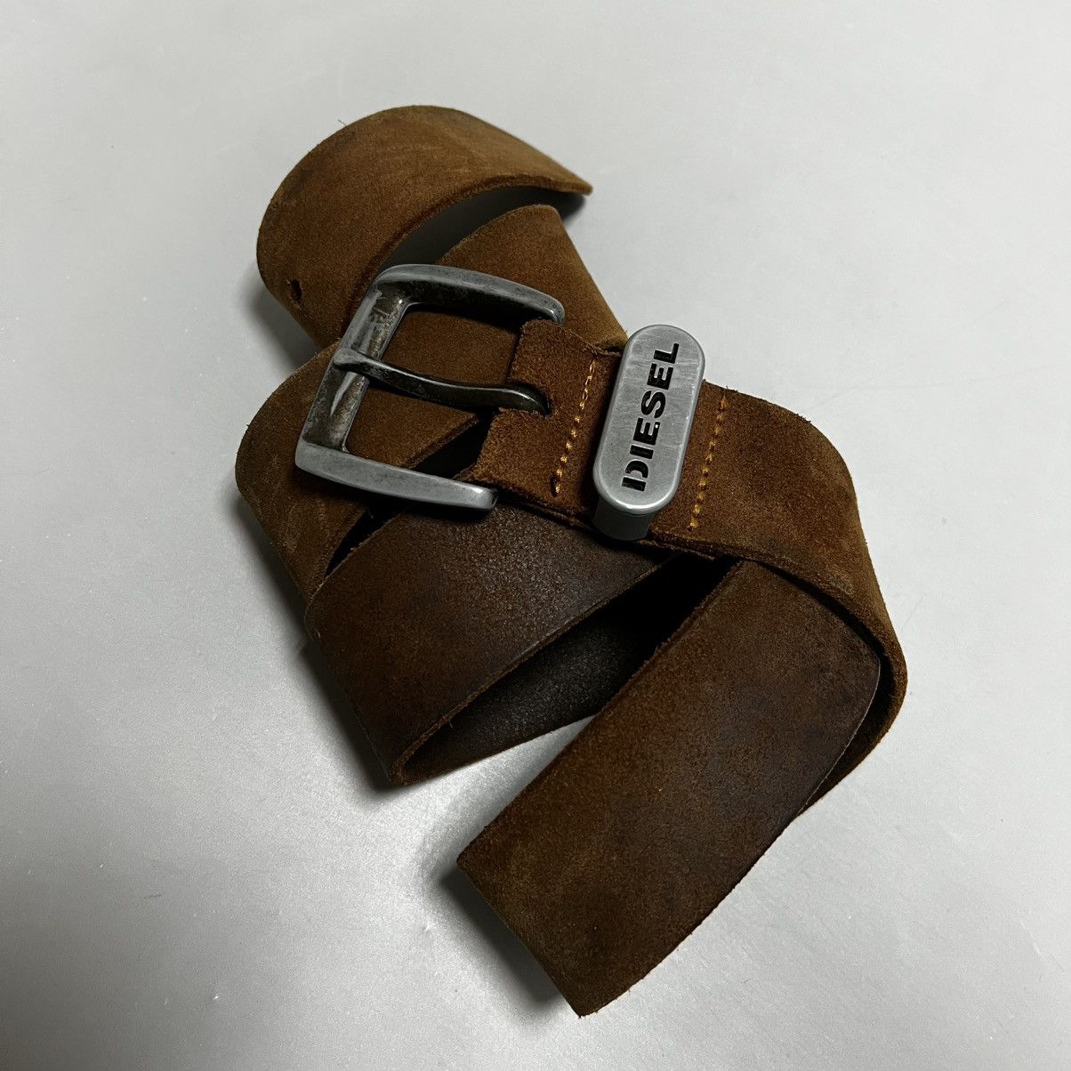 Diesel Vintage Diesel Leather Belt Made in Italy Size ONE SIZE - 2 Thumbnail