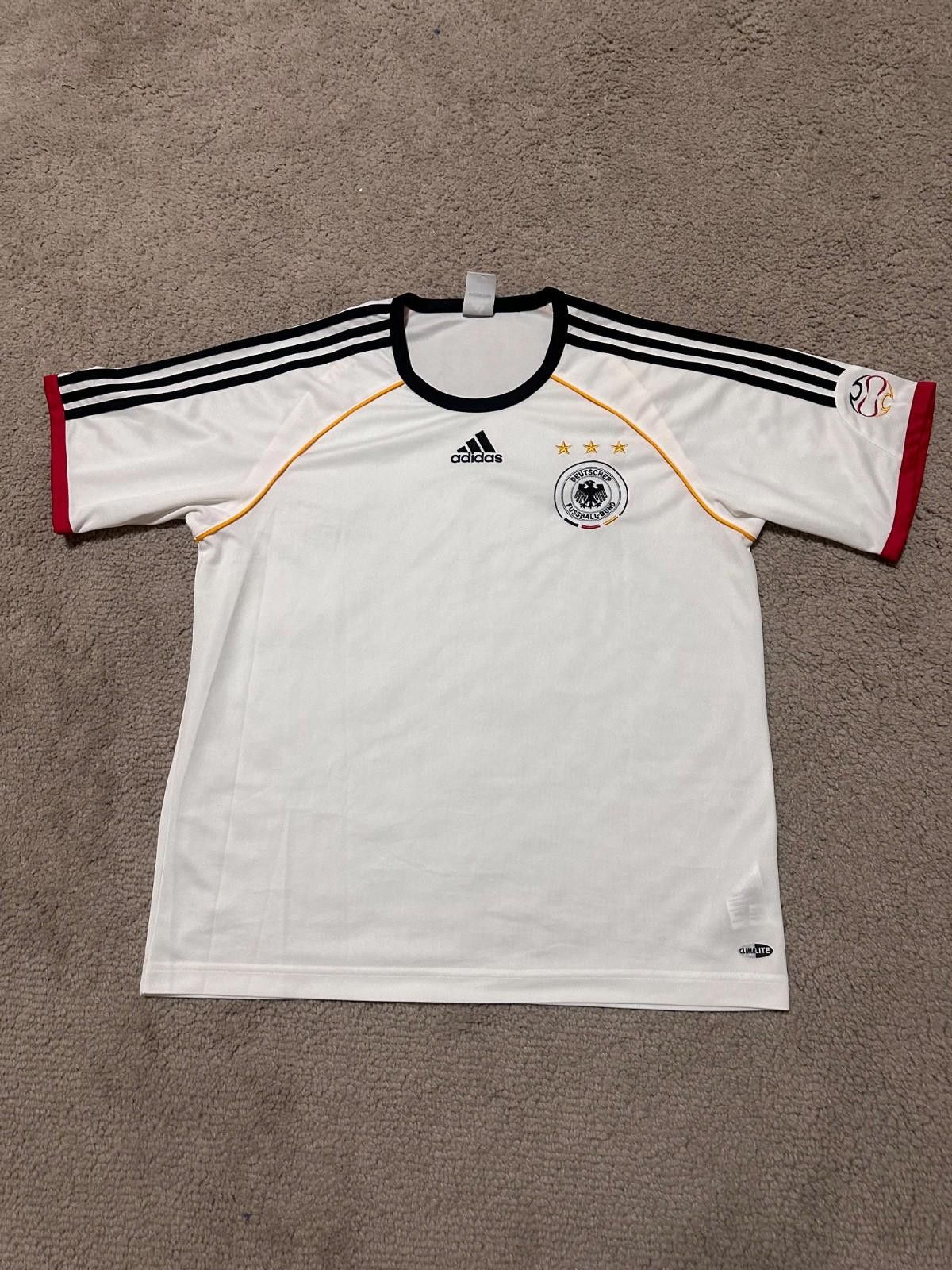Adidas 2005-07 Adidas Germany Home Football Shirt Soccer Jerset Size US L / EU 52-54 / 3 - 1 Thumbnail