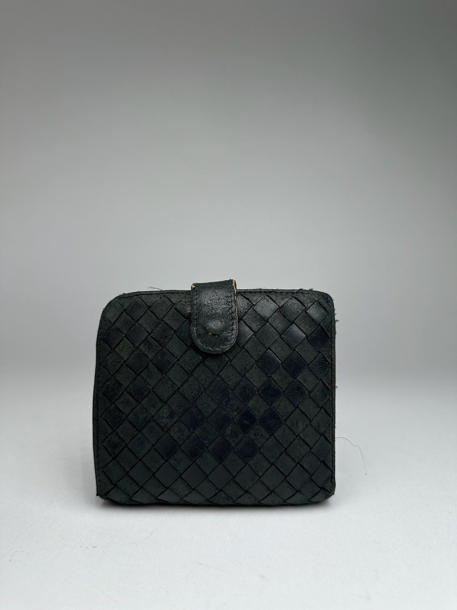 Bottega Veneta Vintage Leather Wallet black Size ONE SIZE - 1 Thumbnail