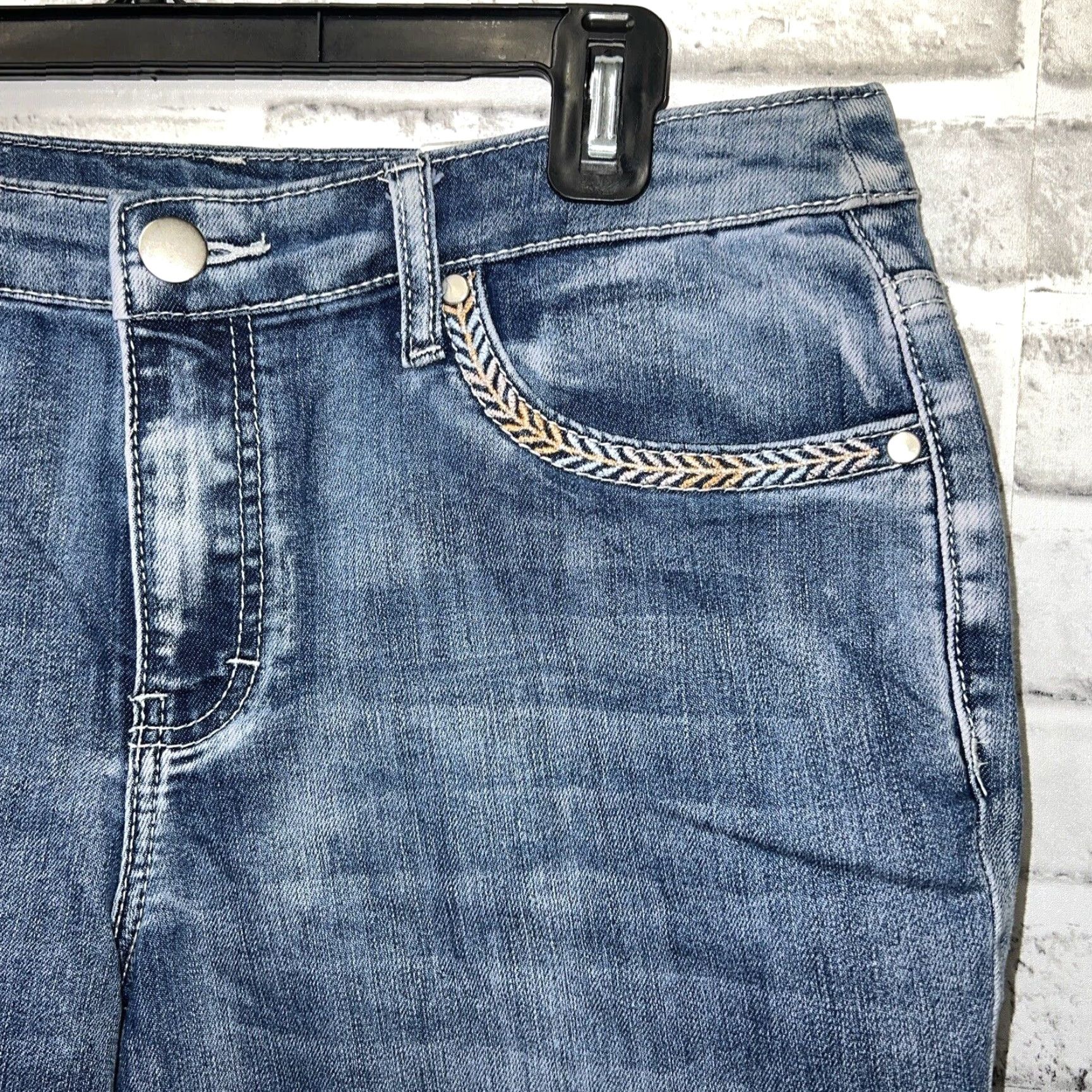 Vintage Christopher Banks Capri Jeans Womens NWT Size 10 20” Inseam Blue Size 32" / US 10 / IT 46 - 2 Thumbnail