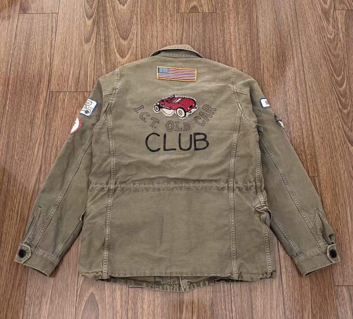 Visvim VISVIM ACHSE JKT PATCHES (DMGD CHINO), Appliqué Jacket Size US S / EU 44-46 / 1 - 2 Thumbnail