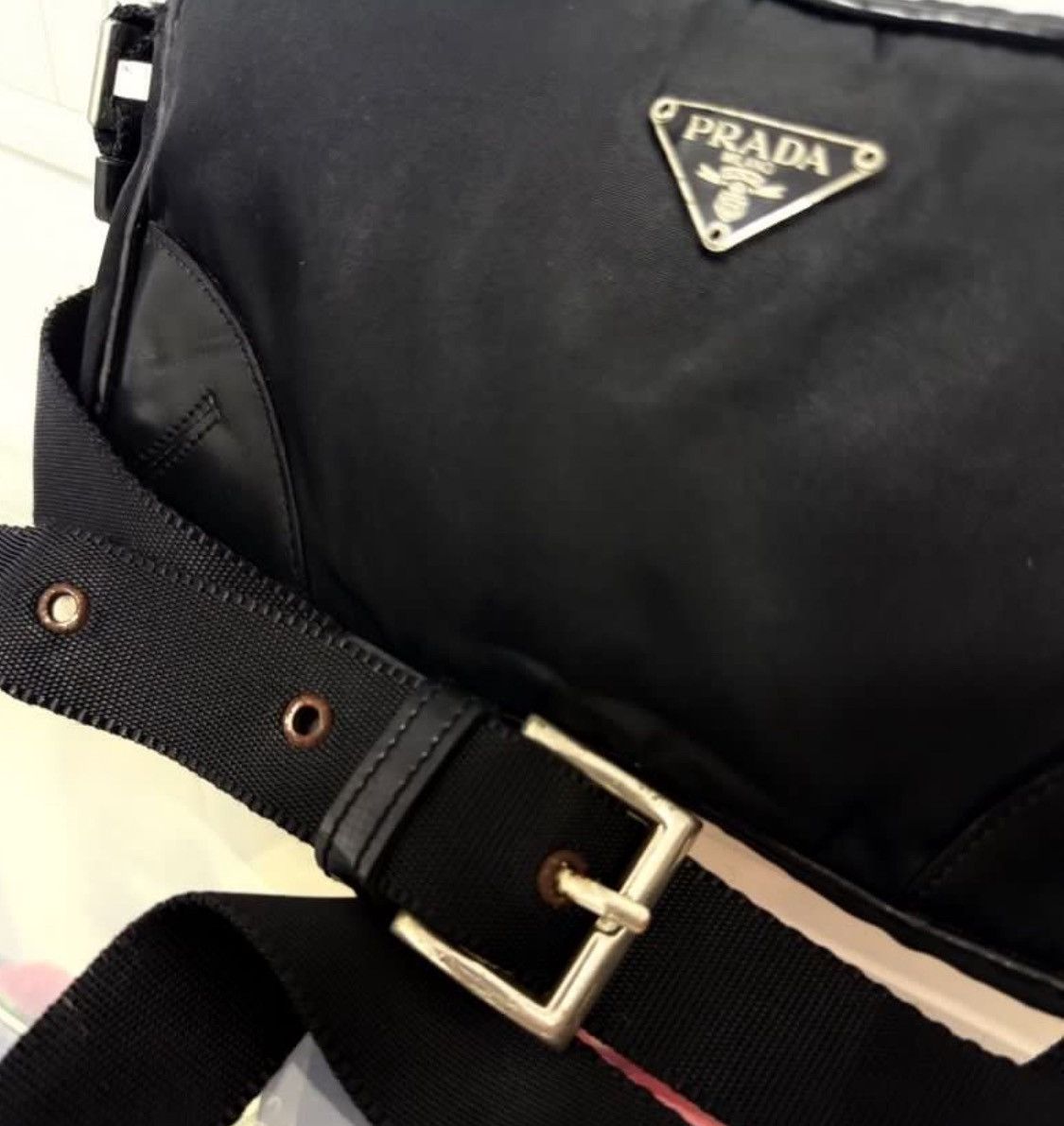 Prada Authentic PRADA Nylon Crossbody Camera Bag Size ONE SIZE - 10 Thumbnail