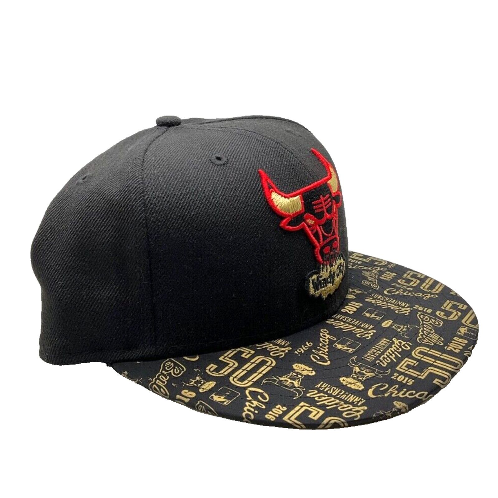 New Era Chicago Bulls New Era 50th Anniversary L/E 9FIFTY Snapback Size ONE SIZE - 5 Thumbnail