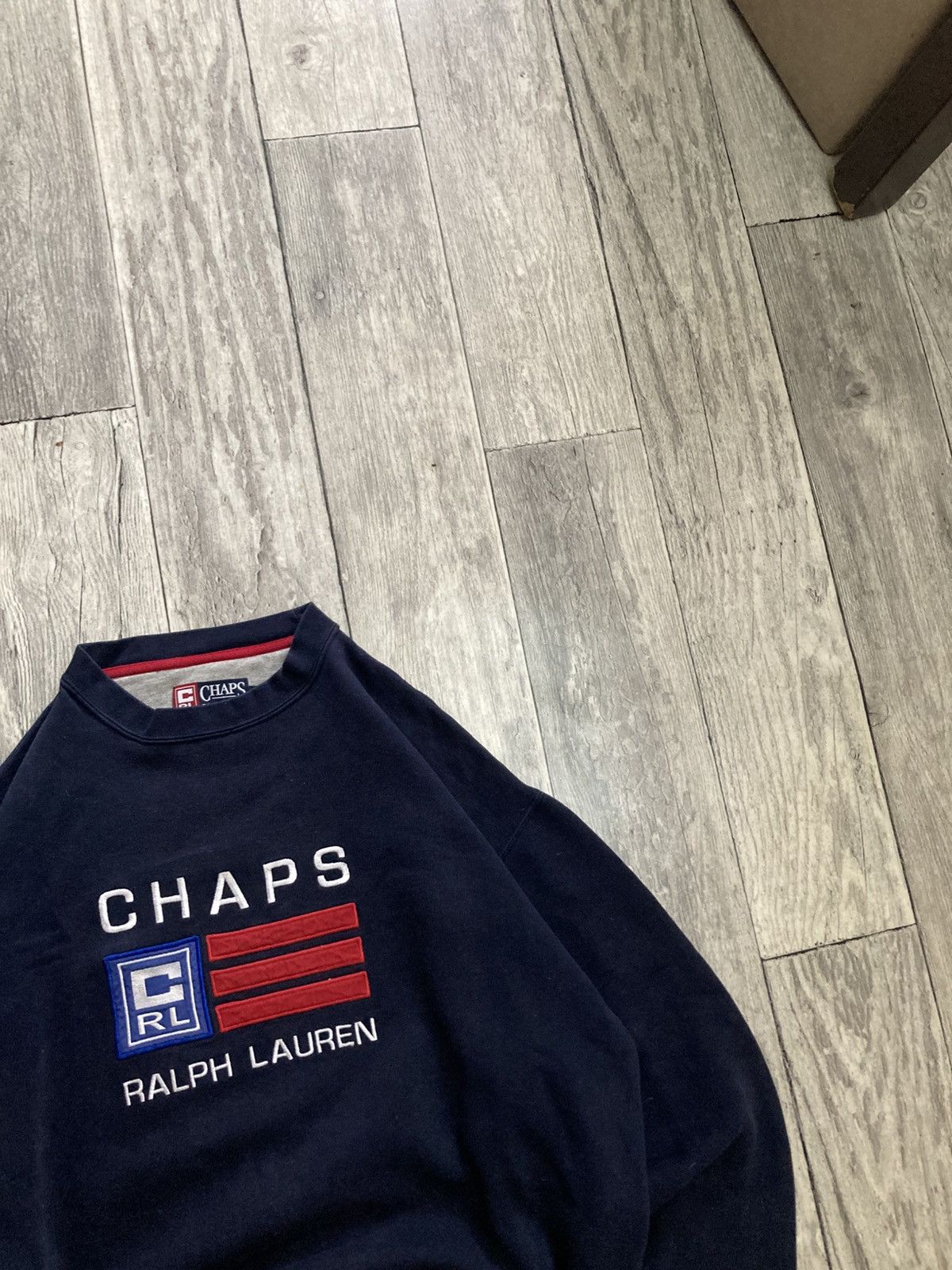 Chaps Ralph Lauren × Polo Ralph Lauren × Vintage Vintage 90s chaps Polo Ralph Lauren crewneck sweatshirt y2k Size US L / EU 52-54 / 3 - 4 Thumbnail