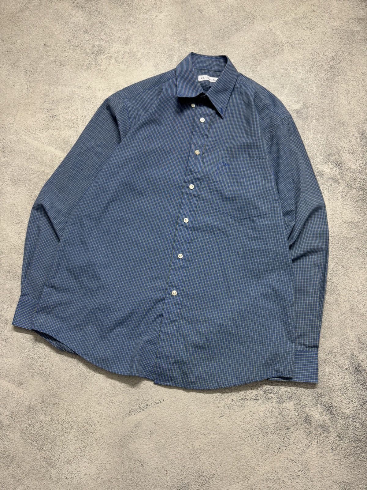 Dior Vintage Christian Dior Luxury Shirt Size US M / EU 48-50 / 2 - 5 Thumbnail
