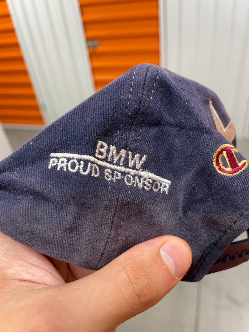 BMW Sun Faded Vintage Champion Hat Olympic Games by BMW Size ONE SIZE - 5 Thumbnail