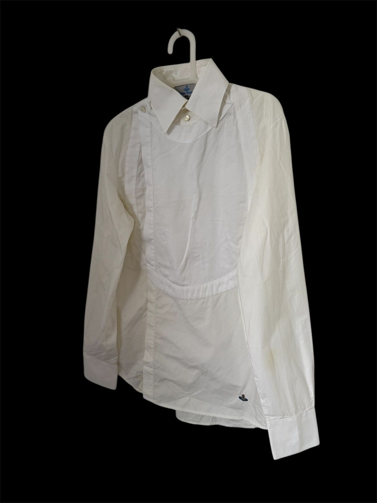 Vivienne Westwood VIVIENNE WESTWOOD MAN ASYMETRIC SHIRT WHITE MADE IN ITALY Size US M / EU 48-50 / 2 - 3 Thumbnail