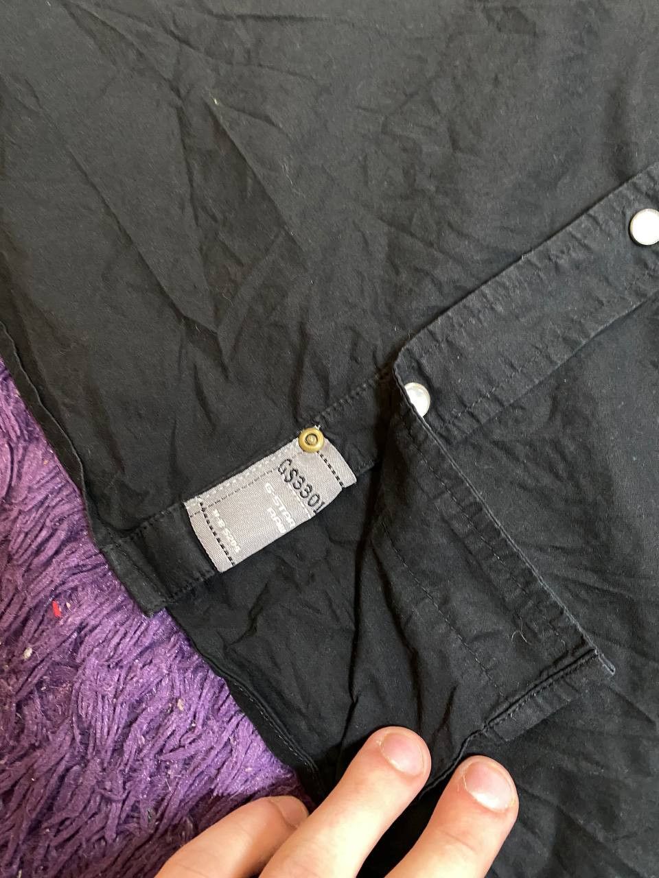 G-Star crazy Y2K GS3301 shirt black G-Star Raw Vintage big print Size US XL / EU 56 / 4 - 6 Thumbnail