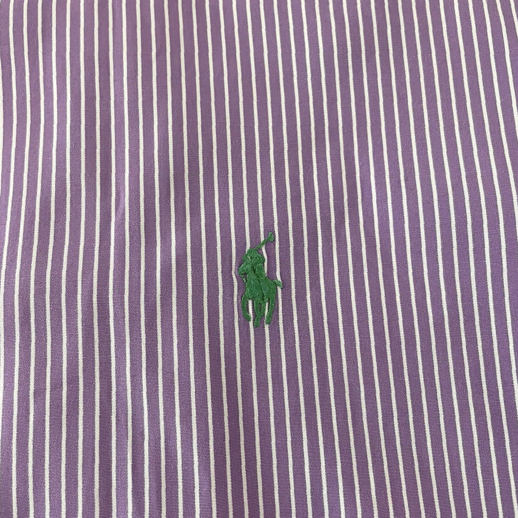 Polo Ralph Lauren Polo Ralph Lauren Dress Shirt Striped Long Sleeve Mens 16 34/35 Purple Size US L / EU 52-54 / 3 - 2 Thumbnail