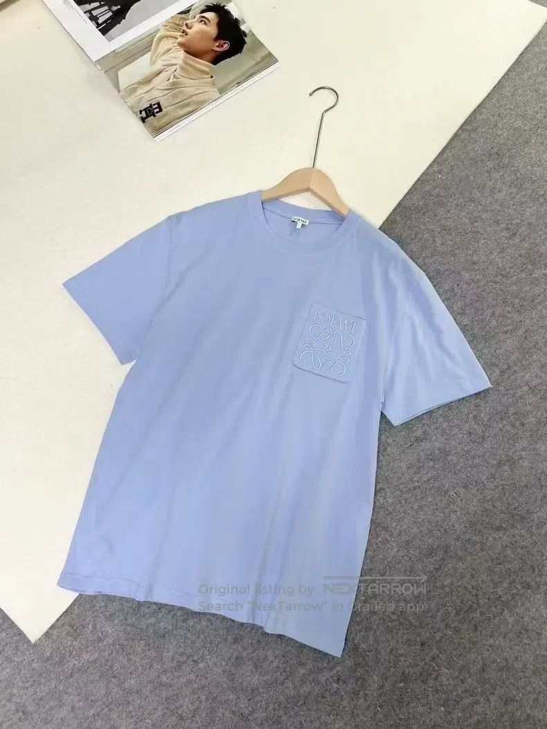 Loewe LOEWE Solid color logo embroidered crew neck short-sleeve Size XS / US 0-2 / IT 36-38 - 3 Thumbnail