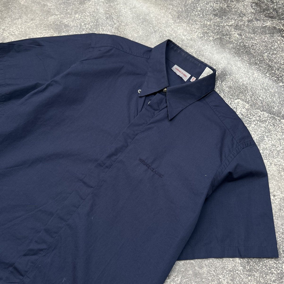 Versace Luxury Versace Classic small logo vintage button shirt Size US L / EU 52-54 / 3 - 2 Thumbnail