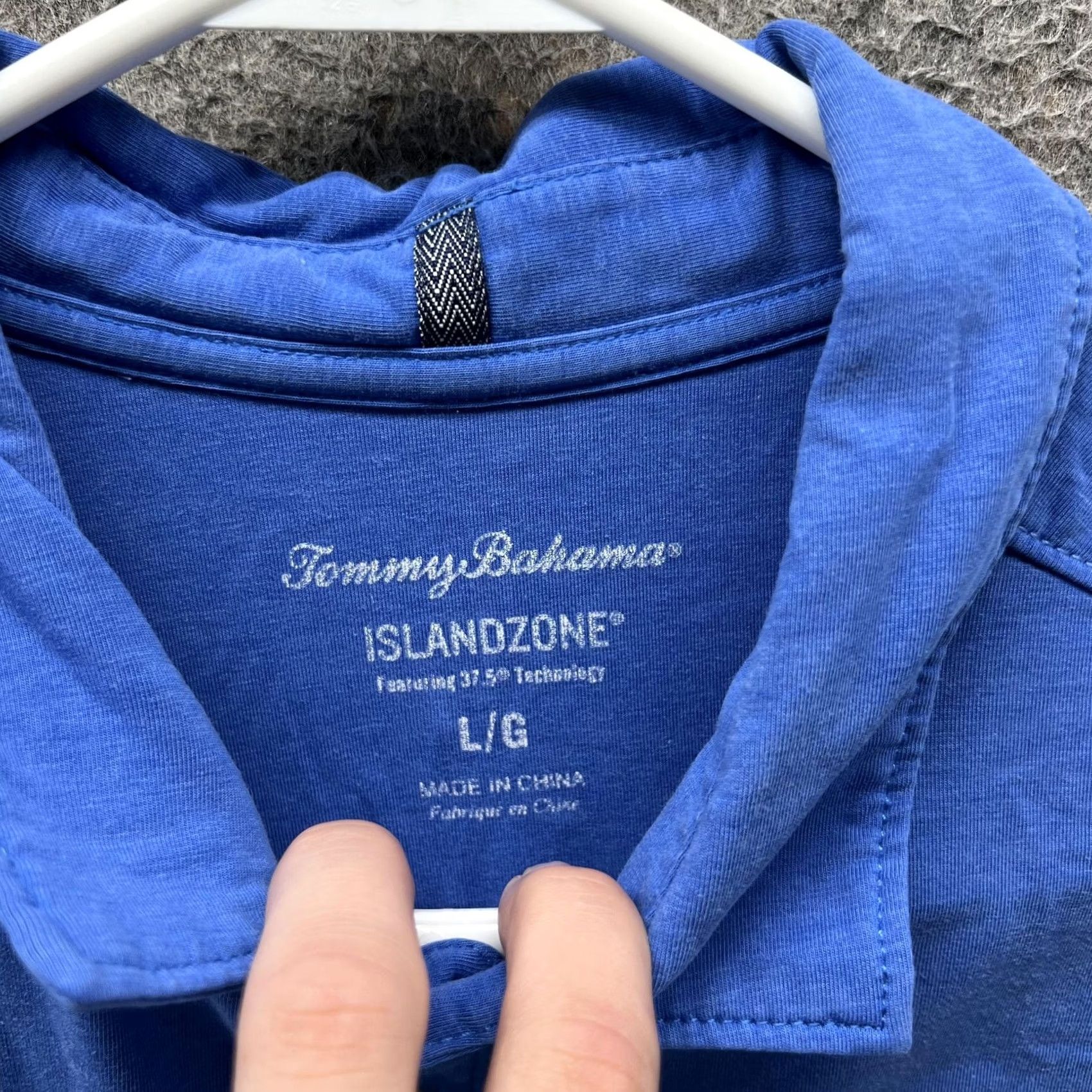 Tommy Bahama Tommy Bahama Polo Shirt Mens L Blue IslandZone Performance Golf Stretch Shirt Short Sleeve PoloMens Blue Size US L / EU 52-54 / 3 - 5 Thumbnail
