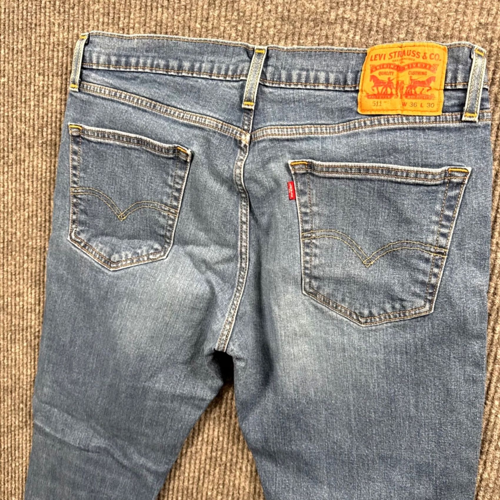 Levi's Levi's 511 Slim Fit Jeans Mens 35x30 Denim Stretch 90s Casual Size US 35 - 6 Thumbnail
